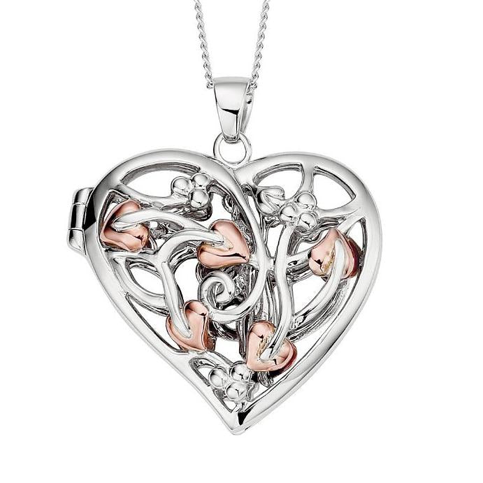 Clogau Fairy Sterling Silver Heart Locket - Silver