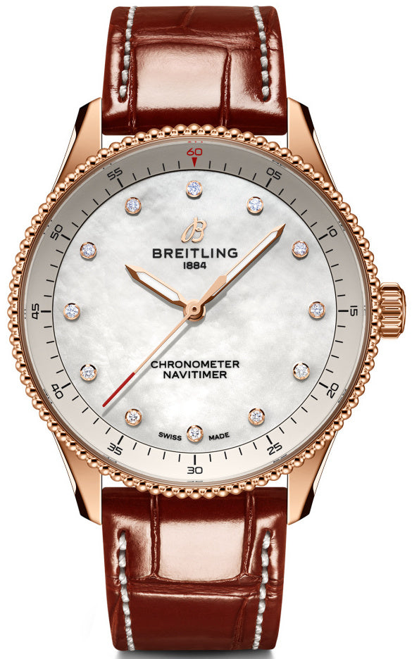 Breitling Watch Navitimer 32 18k Red Gold
