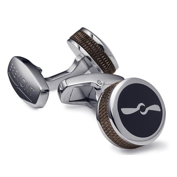 Bremont MB Barrel Cufflinks Anthracite - Grey