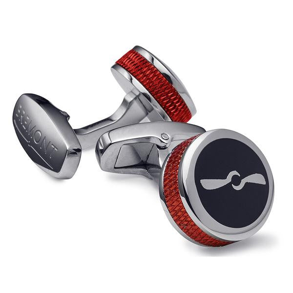 Bremont MB Barrel Cufflinks Orange - Orange