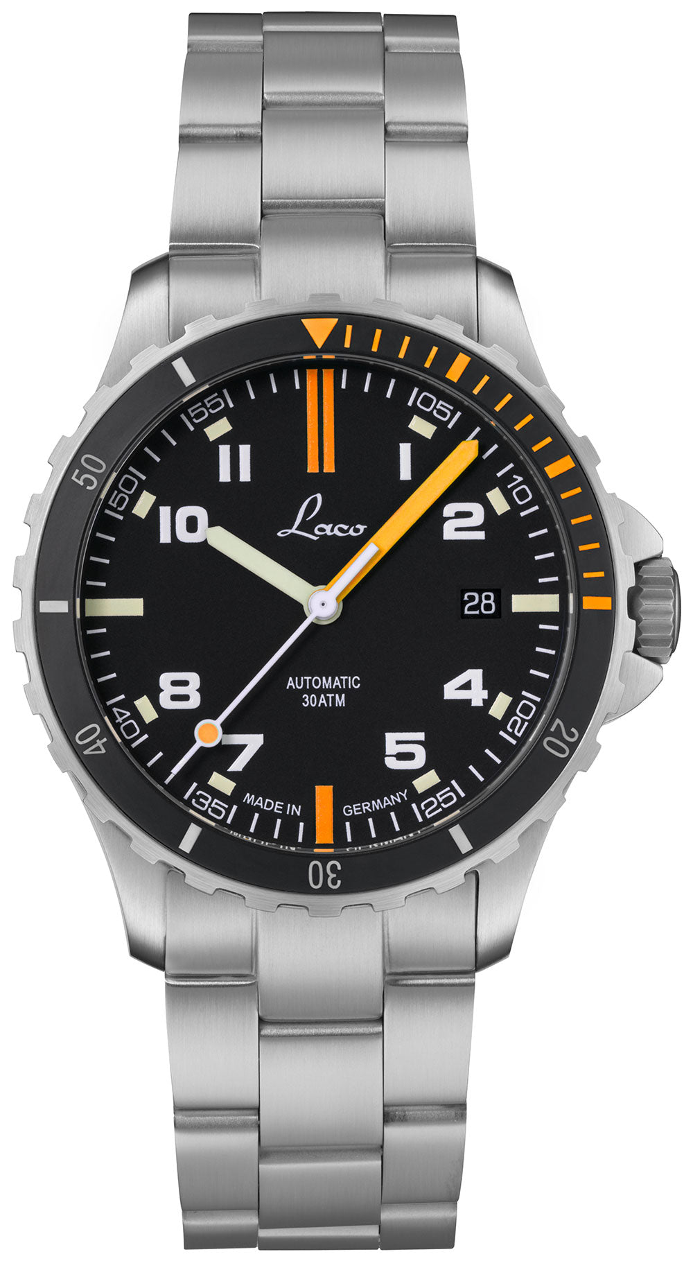 Laco Watch Squad Mojave 39 Bracelet - Black
