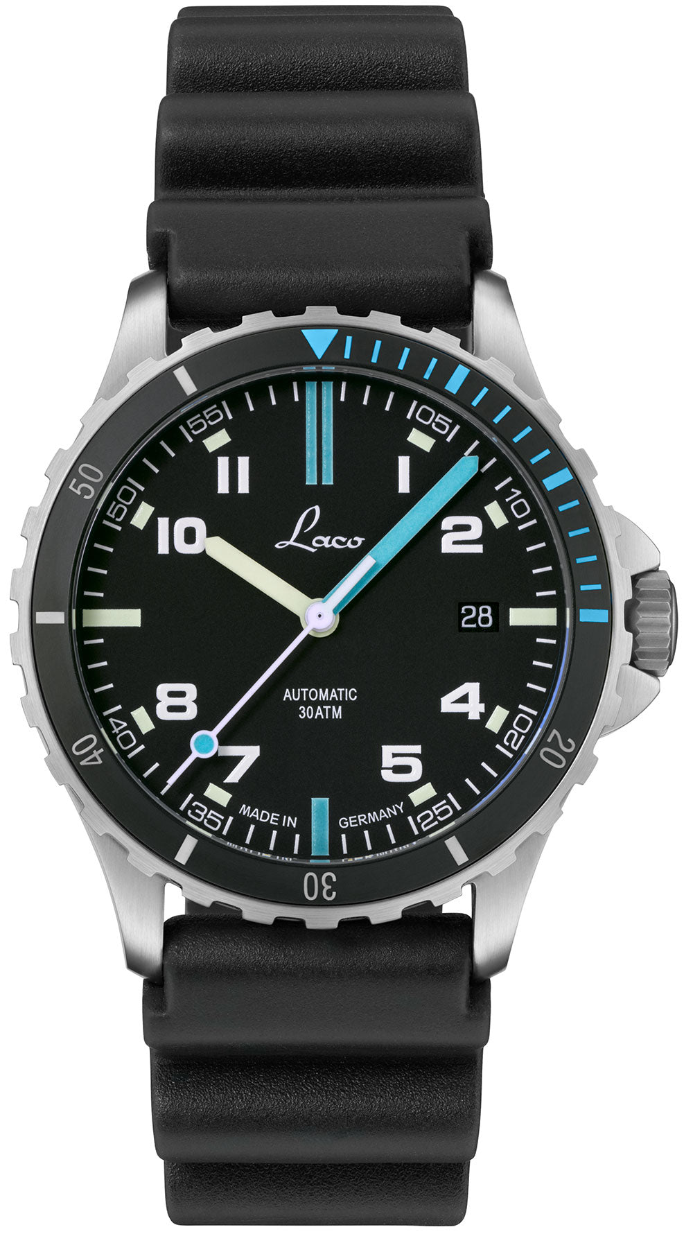 Laco Watch Squad Atlantik 39 Rubber - Black