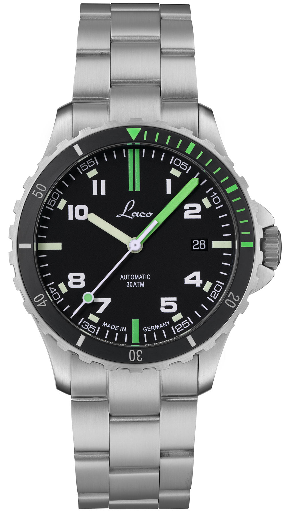Laco Watch Squad Amazonas 39 Bracelet - Black