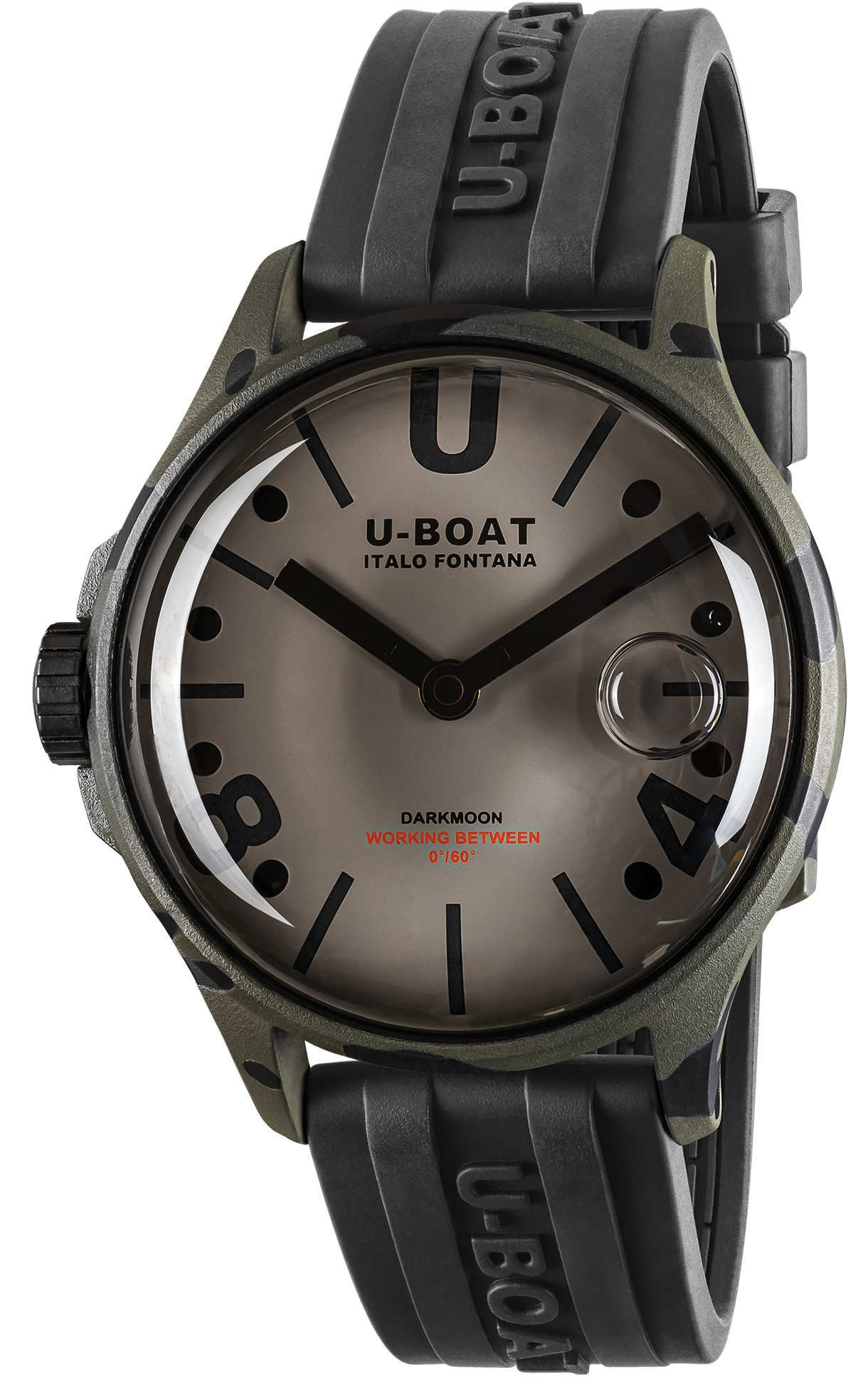 U-Boat Watch Darkmoon 44 Camouflage Grey Curve Black