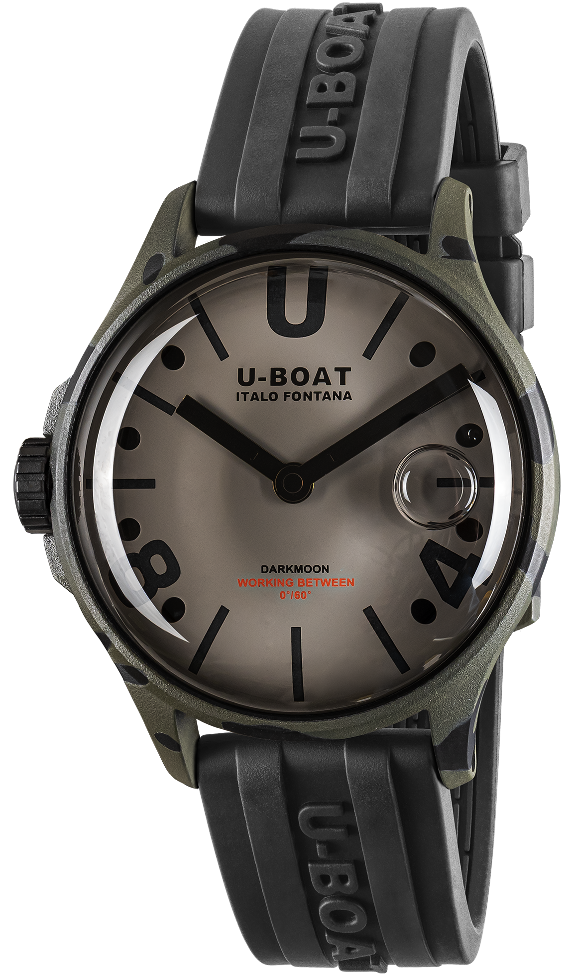 U-Boat Watch Darkmoon 40 Camouflage Grey Curve Black