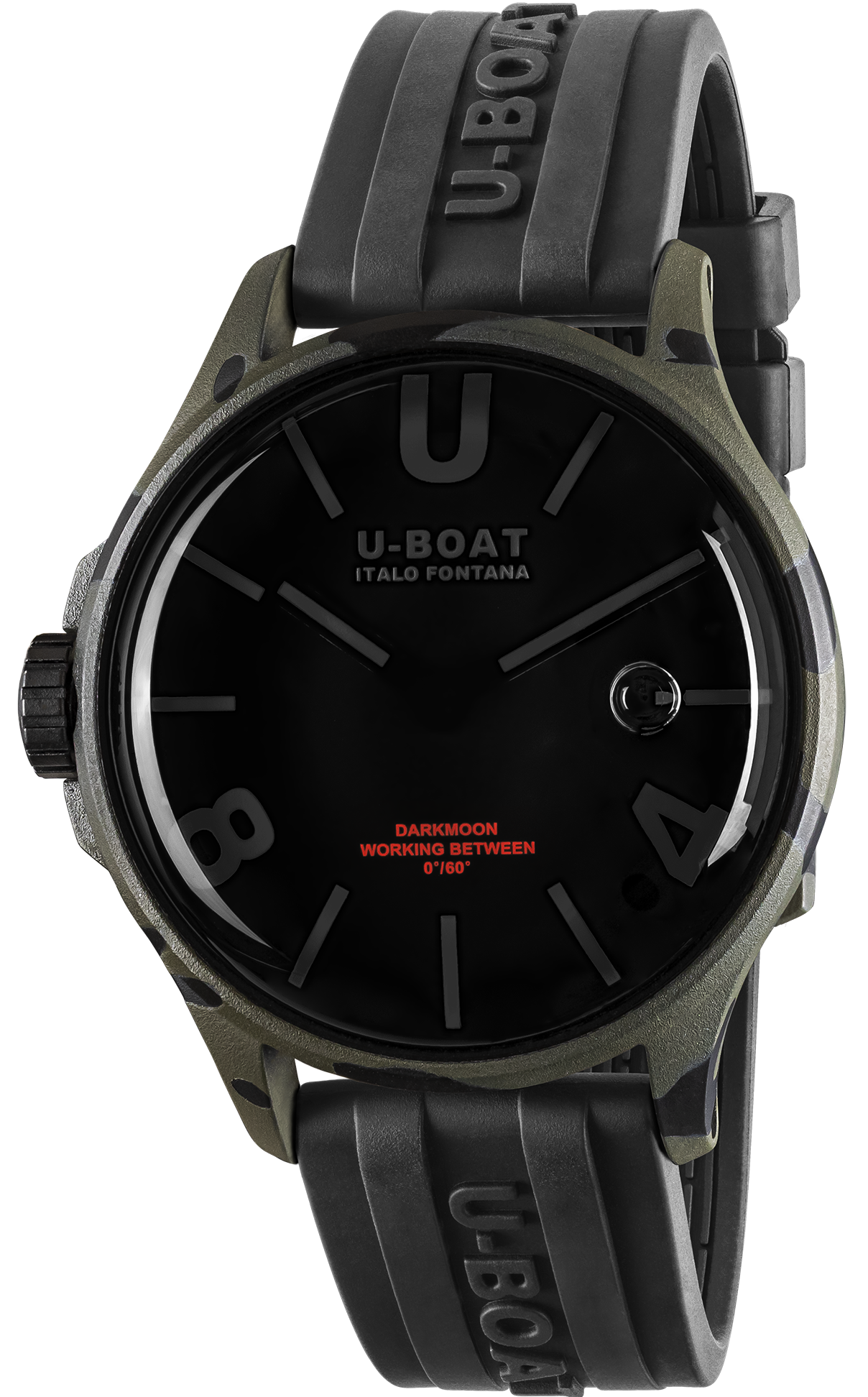 U-Boat Watch Darkmoon 44 Camouflage Black Curve Grey