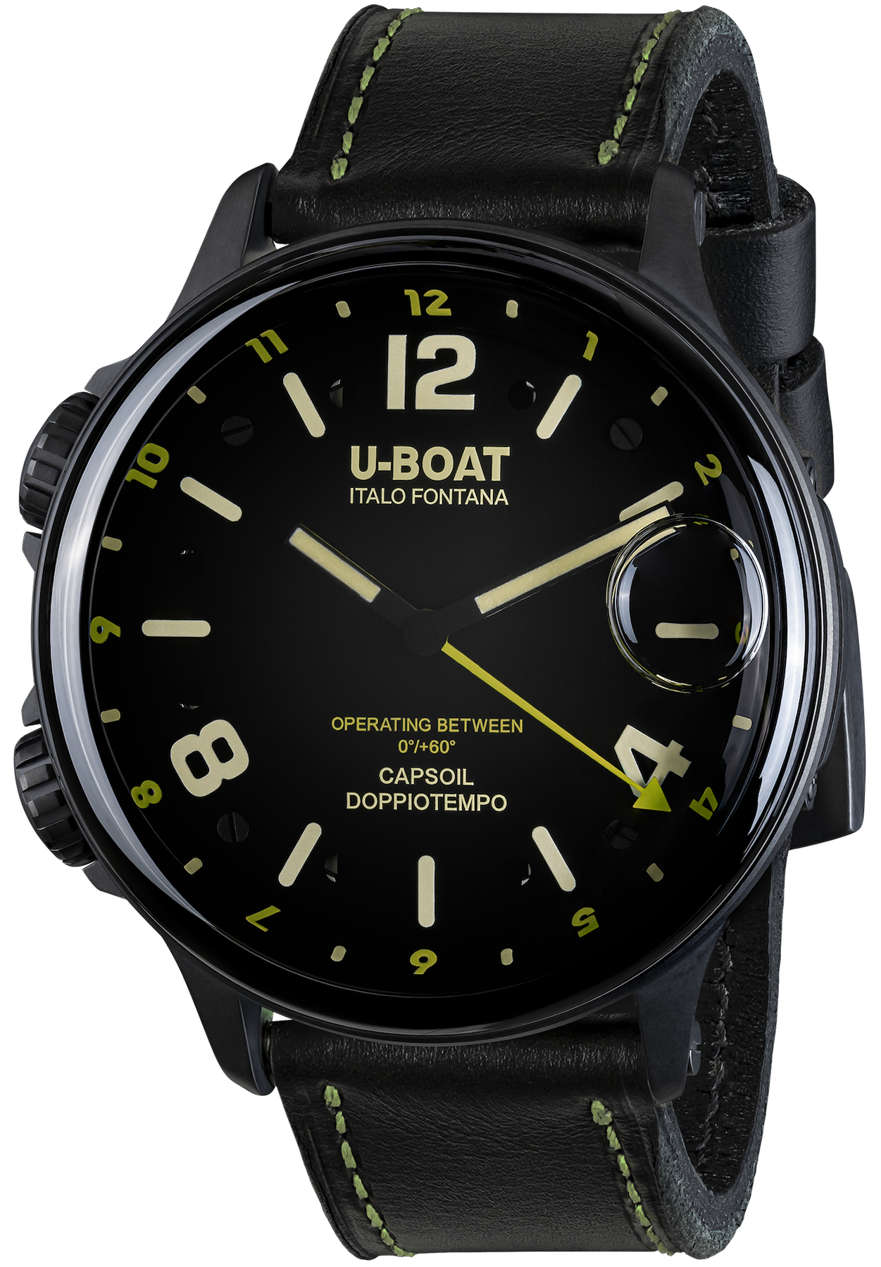 U-Boat Watch Capsoil Doppiotempo 55 Green Rehaut DLC