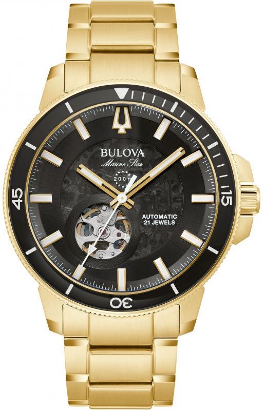 Bulova Watch Marine Star Series C Automatic Mens - Black