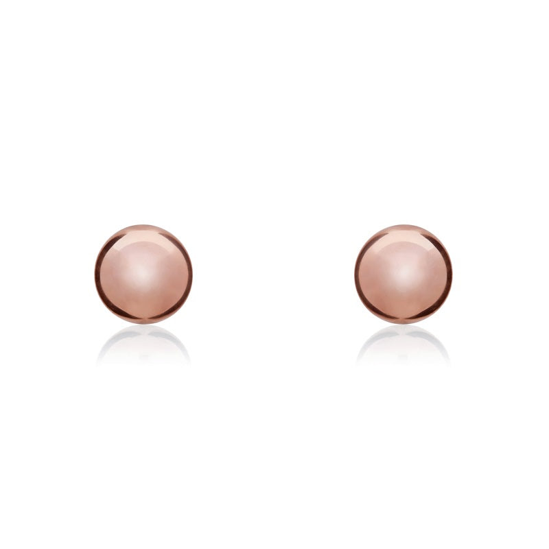 9ct Rose Gold 4mm Ball Stud Earrings