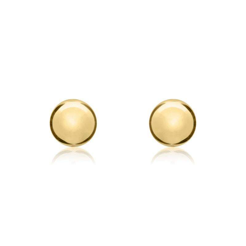 9ct Yellow Gold 5mm Ball Stud Earrings