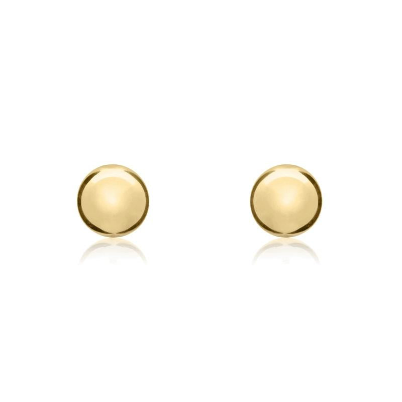 9ct Yellow Gold 7mm Ball Stud Earrings