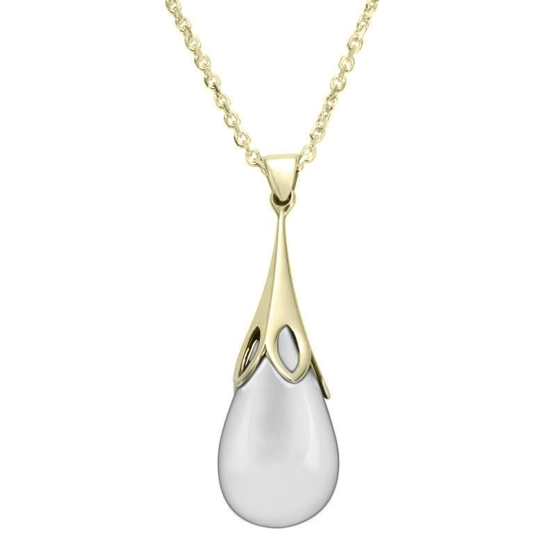 9ct Yellow Gold Carrara Small Tulip Necklace - Yellow Gold