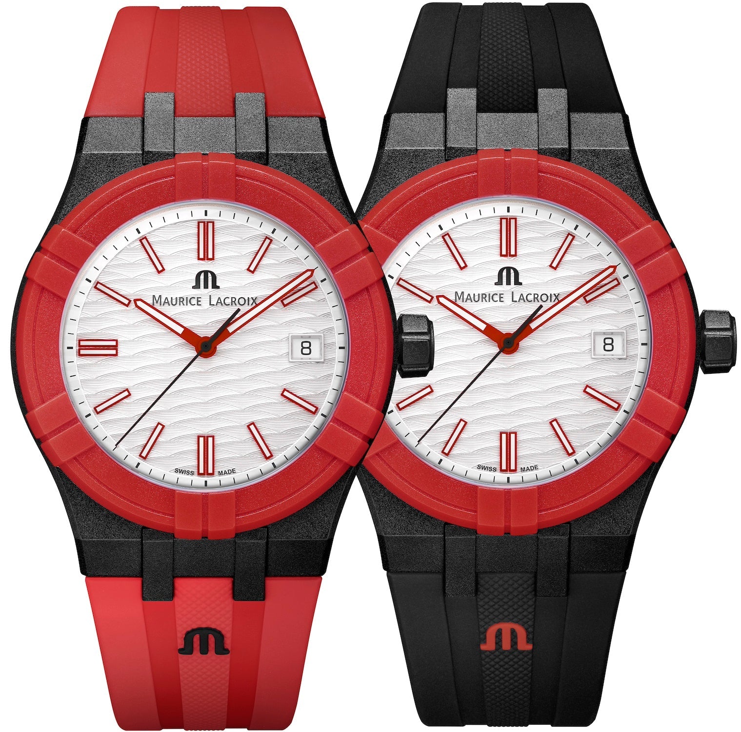 Maurice Lacroix Watch Aikon Tide Black Red White