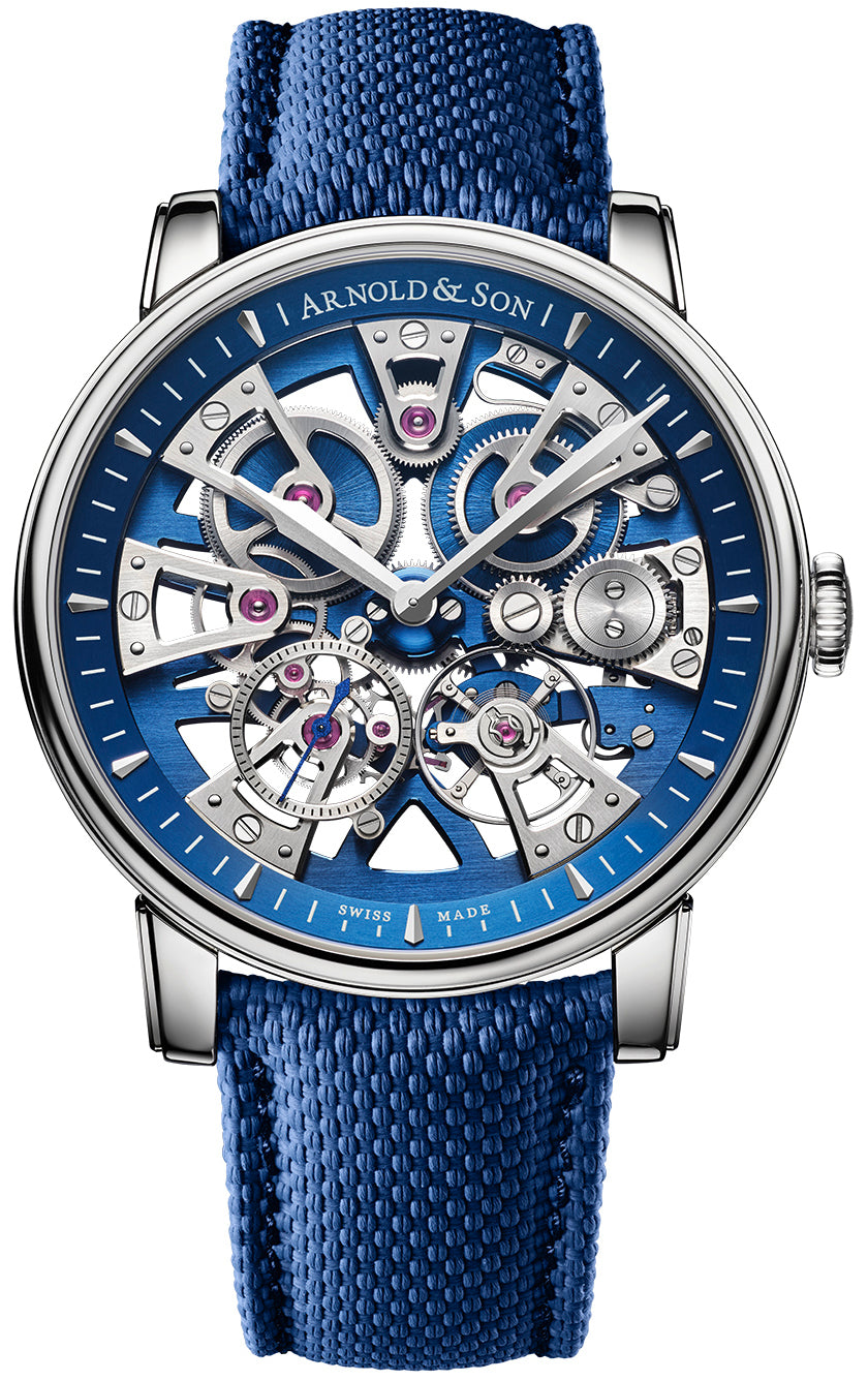 Arnold & Son Watch Nebula 41.5 Steel Rubber