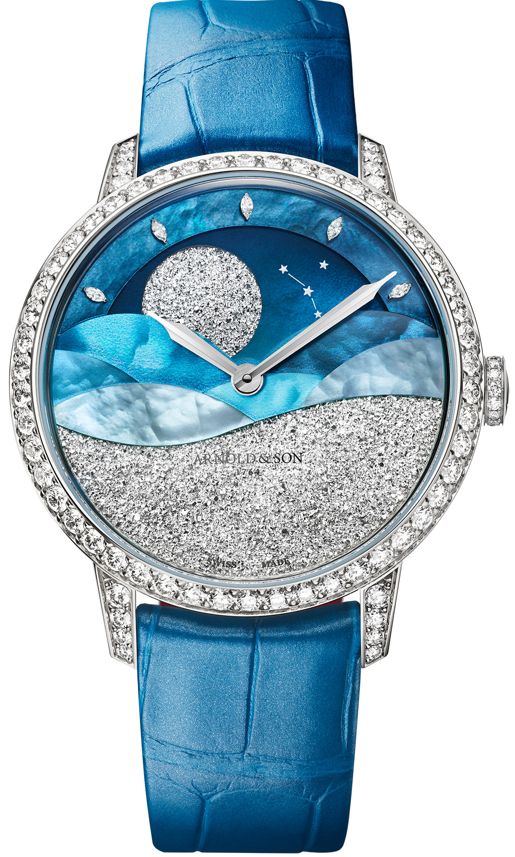 Arnold & Son Watch Perpetual Moon 38 Mintnight Limited Edition