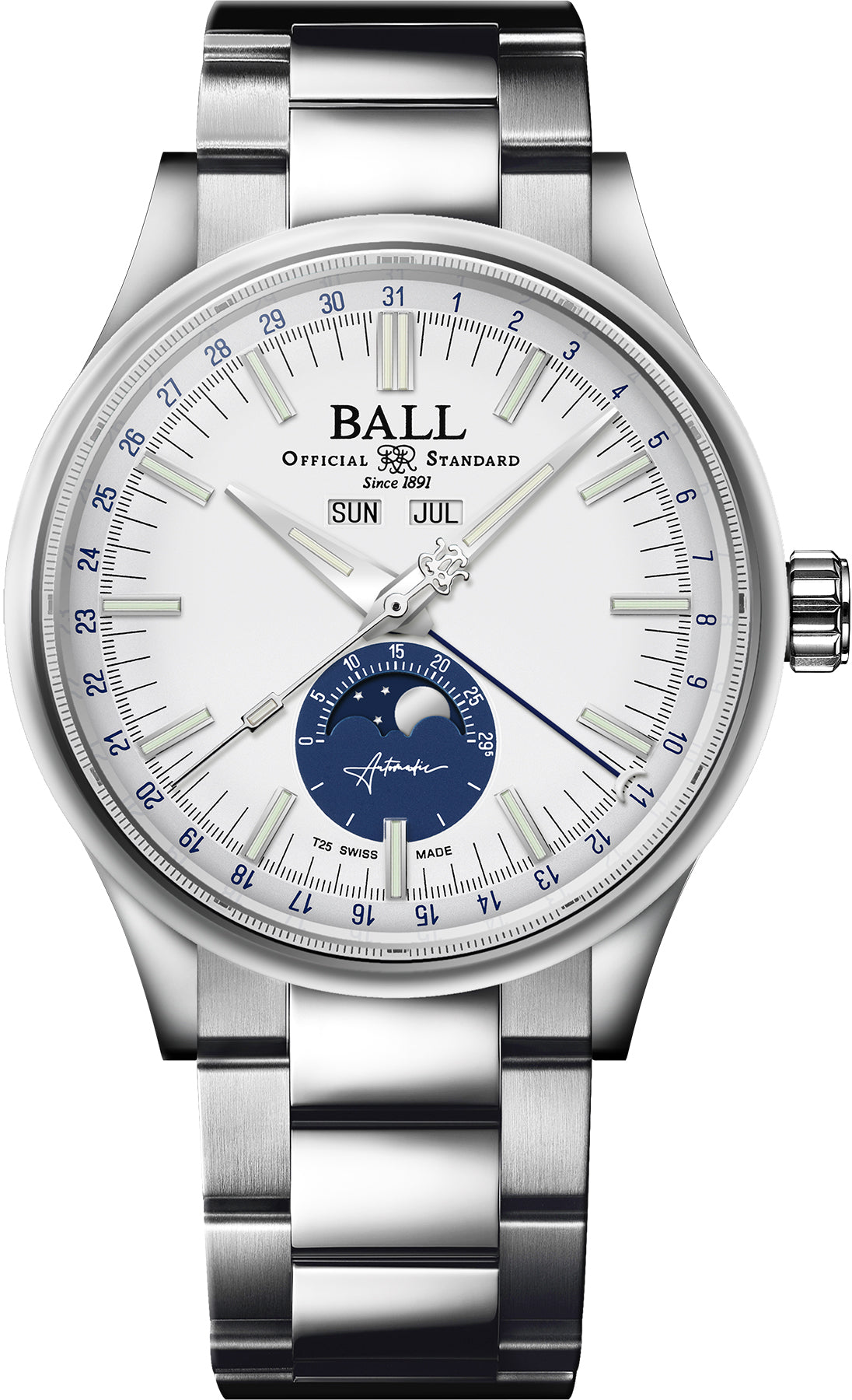 Ball Watch Company Engineer II Moon Calendar Limited Edition - White