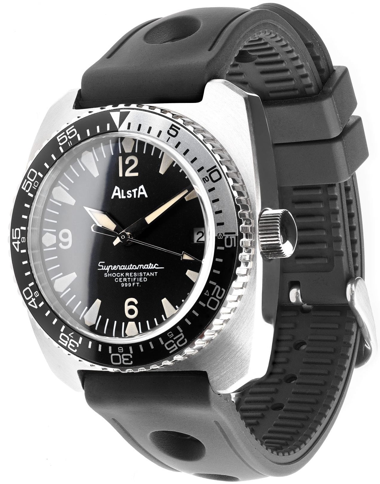 Alsta Watch Superautomatic Orca Strap Limited Edition - Black