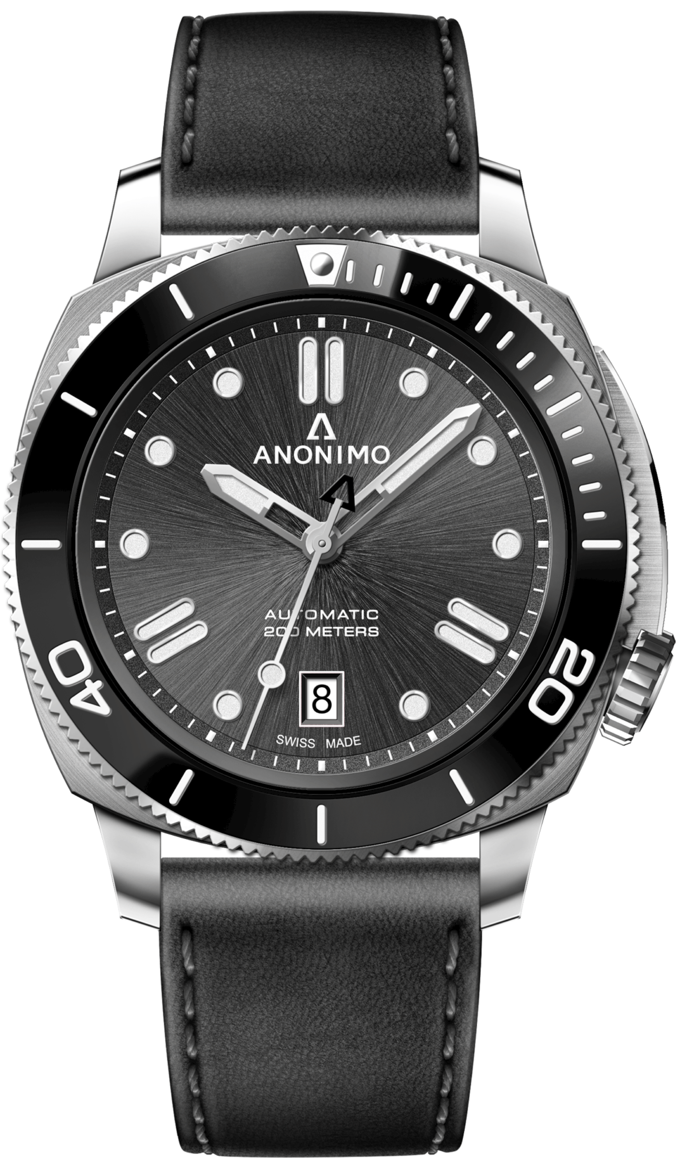 Anonimo Watch Nautilo Classic Mens - Noir