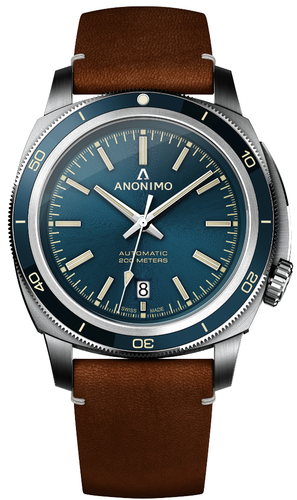 Anonimo Watch Nautilo Vintage Blue Mens - Blue