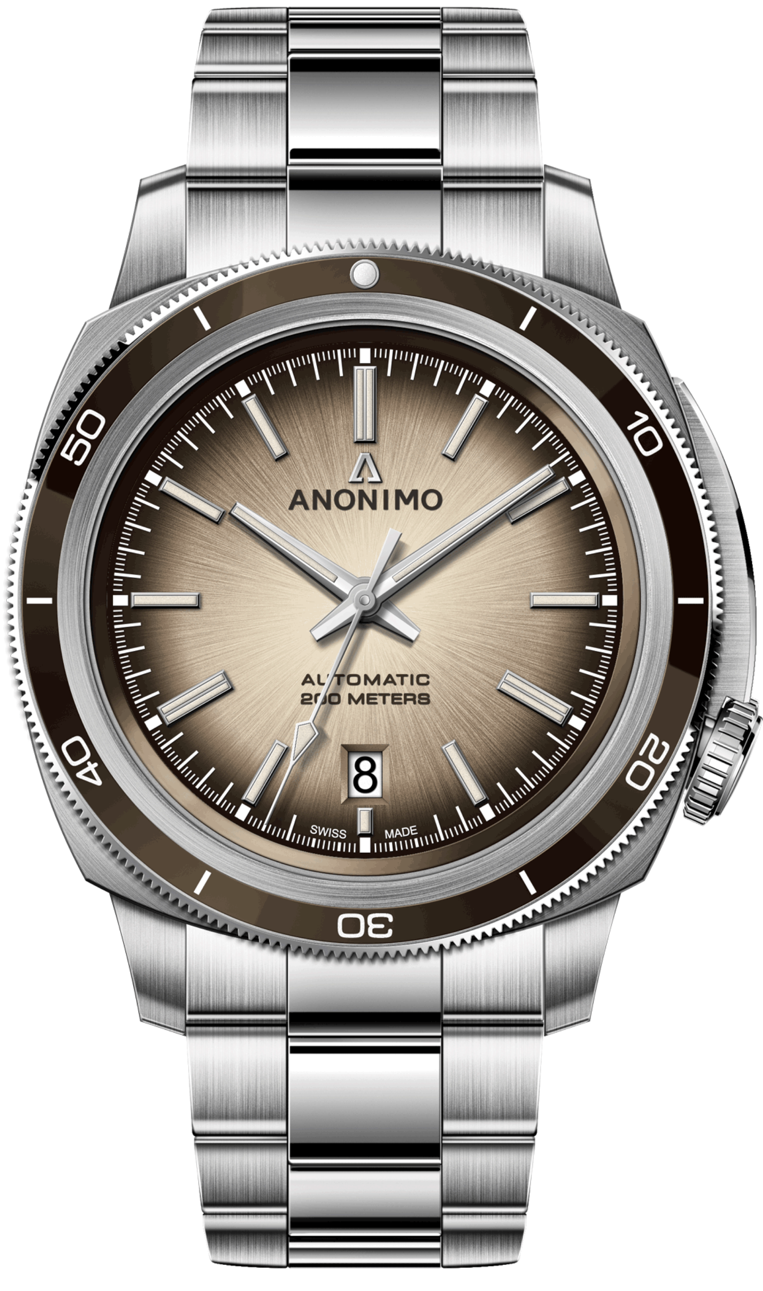 Anonimo Watch Nautilo Vintage Mens - Chocolat