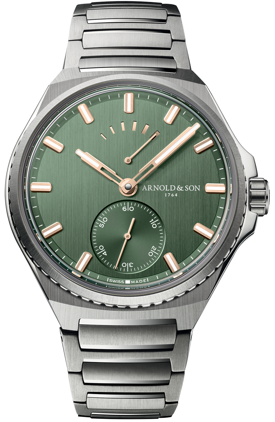 Arnold & Son Watch Longitude Titanium Fern Green