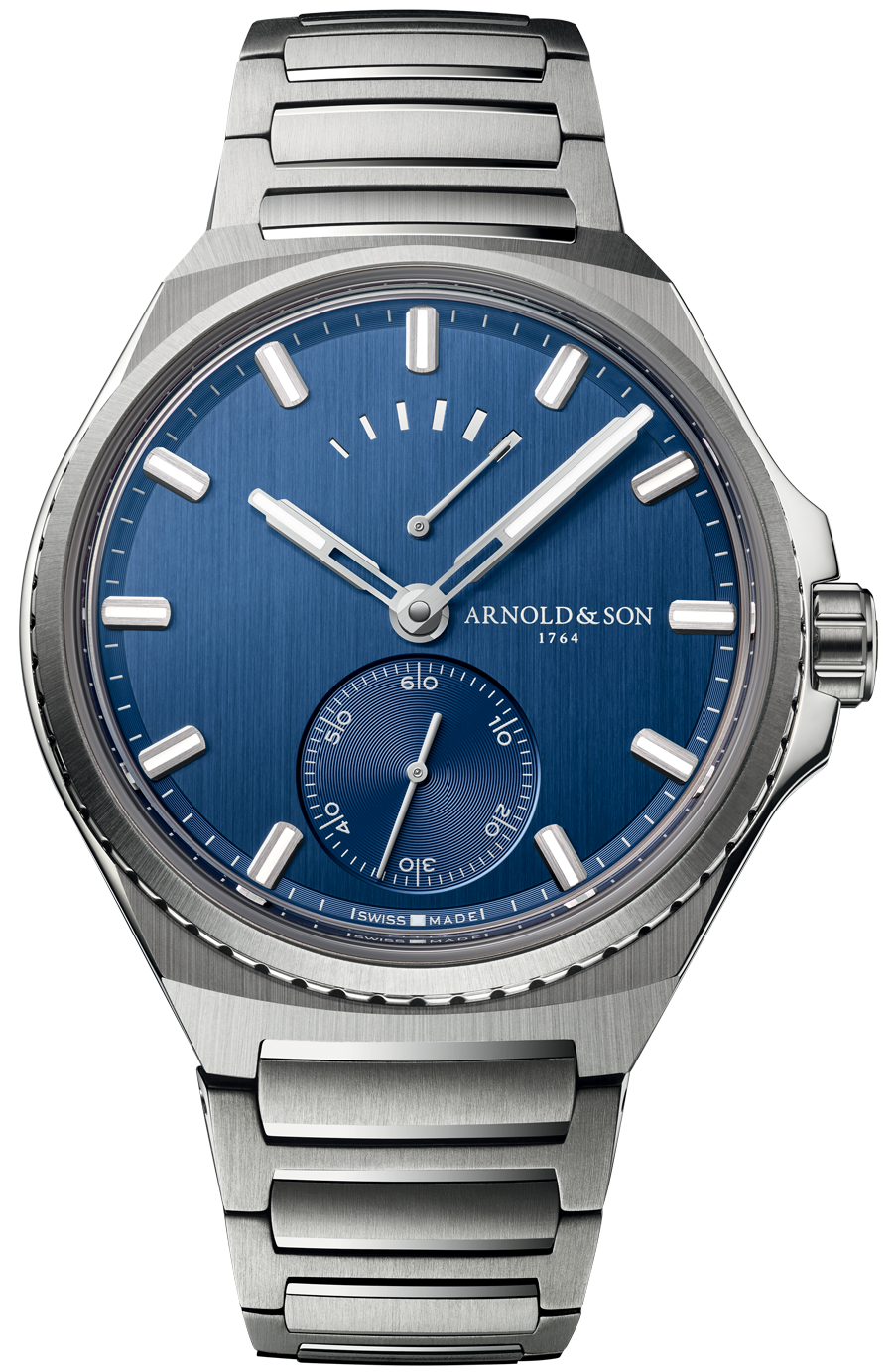Arnold & Son Watch Longitude Titanium Ocean Blue
