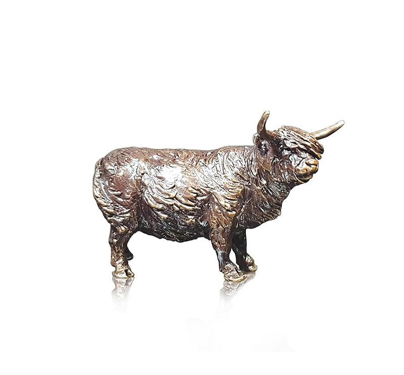 Art In Bronze Highland Cow Figurine