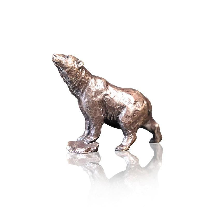 Art In Bronze Polar Bear Figurine
