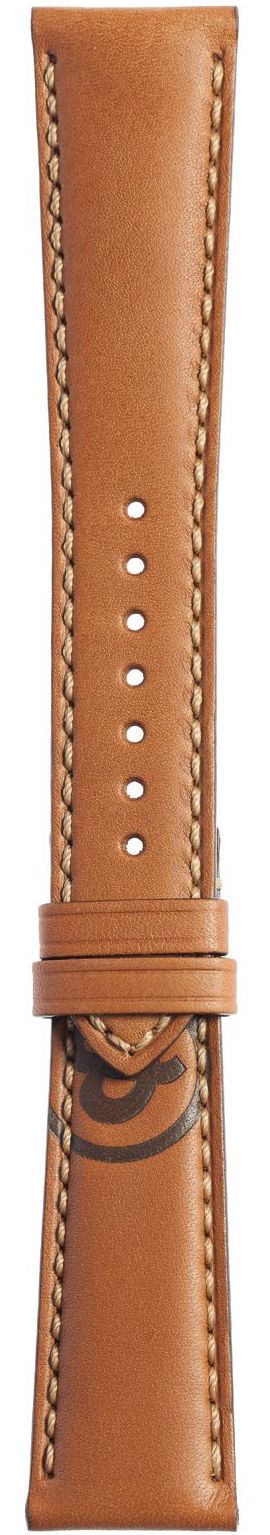 Bell & Ross Strap Vintage BR V2 Golden Heritage Brown Calfskin Large - Brown