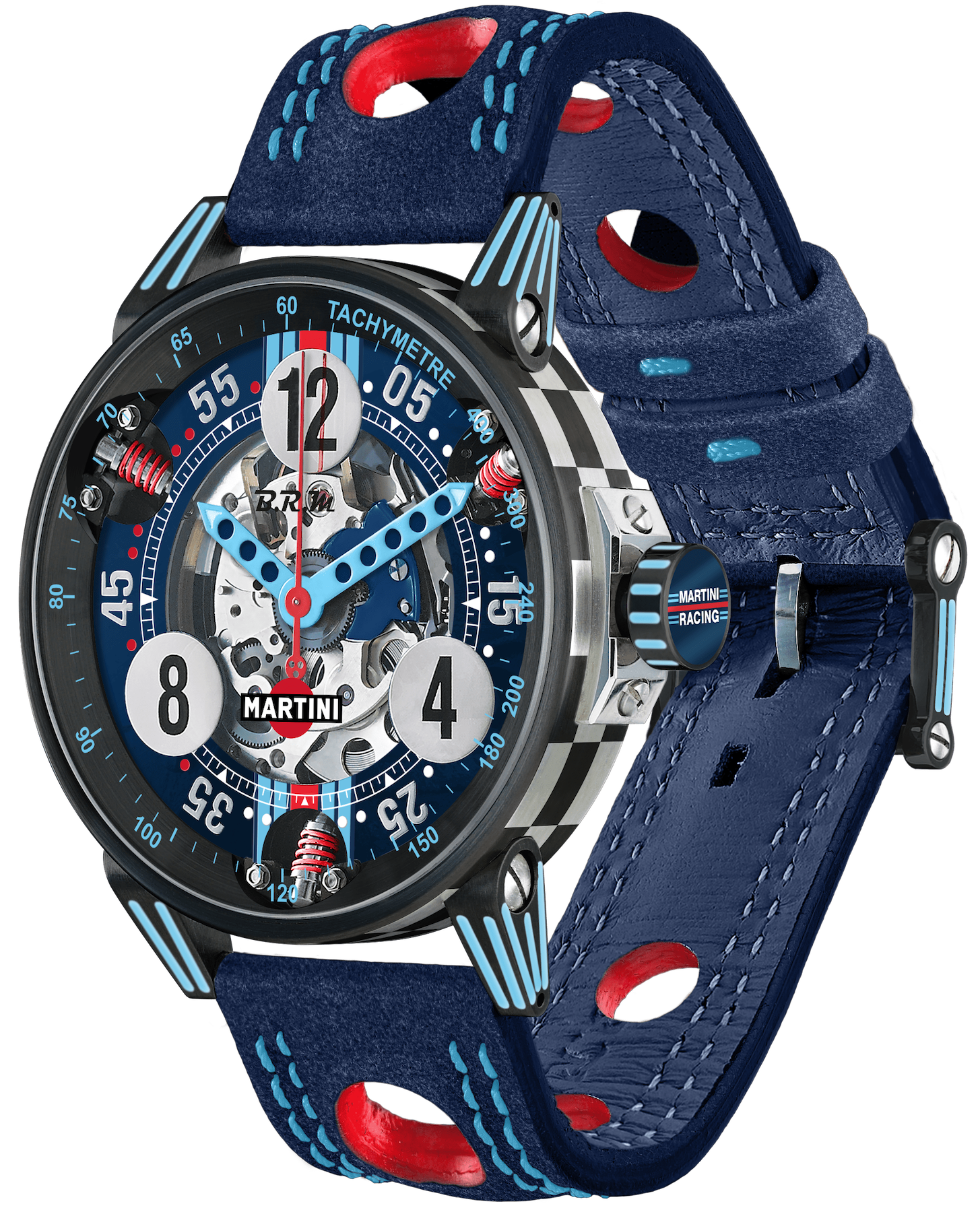 B.R.M. Watch V6-44 Martini Racing Skeleton Limited Edition