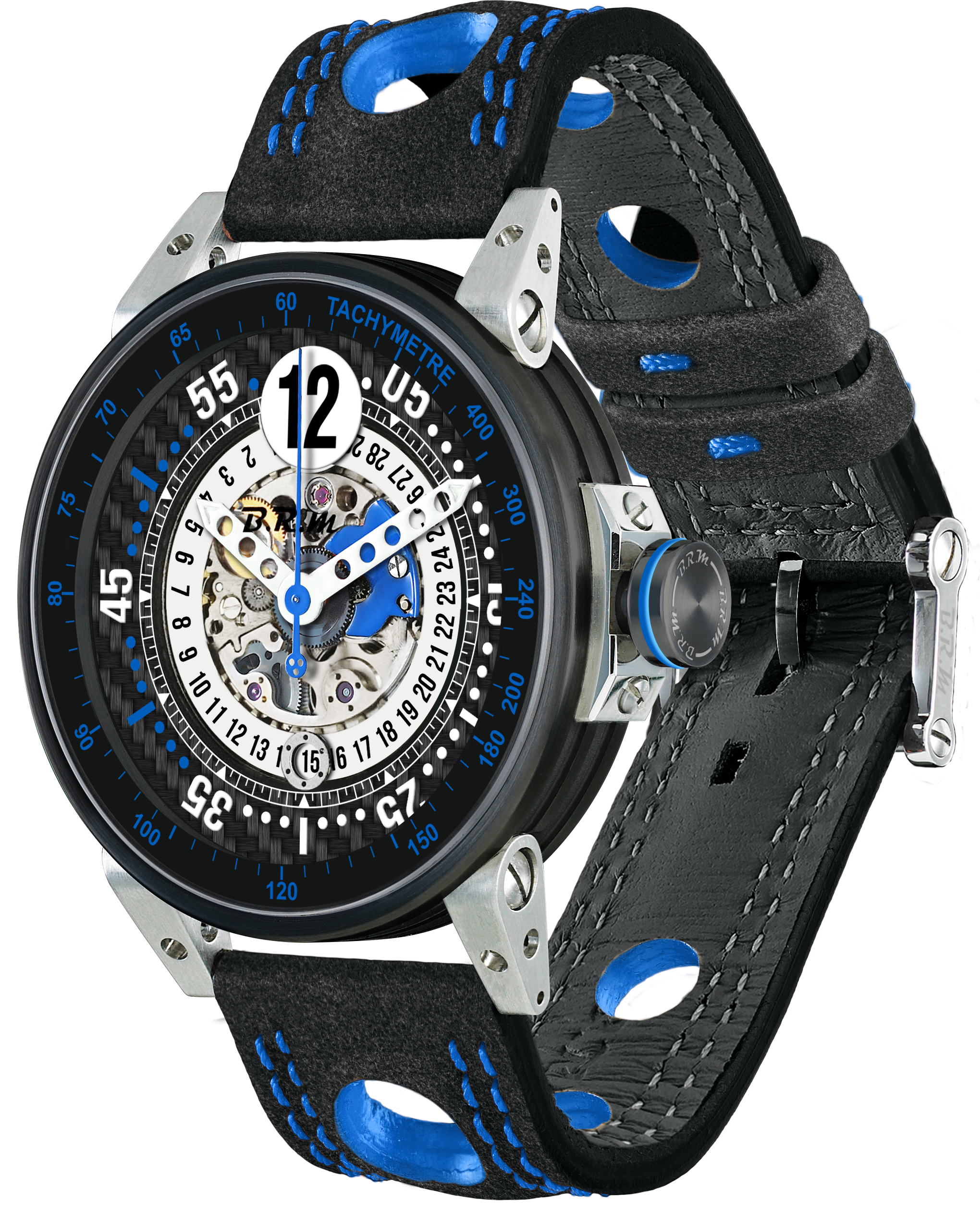 B.R.M. Watch V6-44 Touring Medium Blue