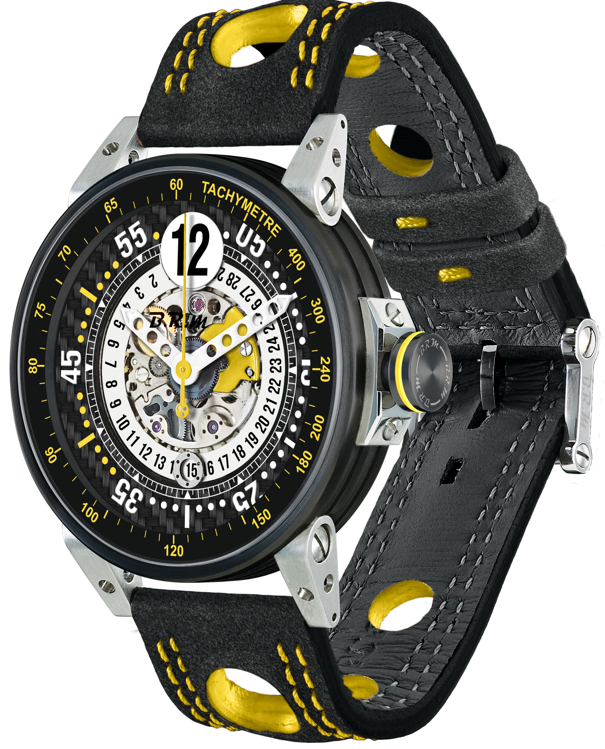 B.R.M. Watch V6-44 Touring Yellow