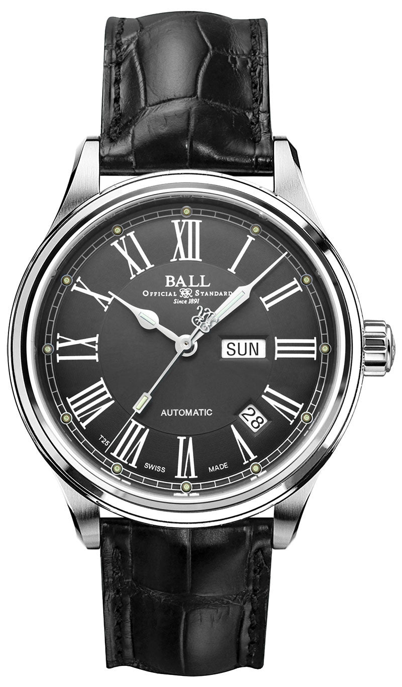 Ball Watch Company Trainmaster Roman - Grey