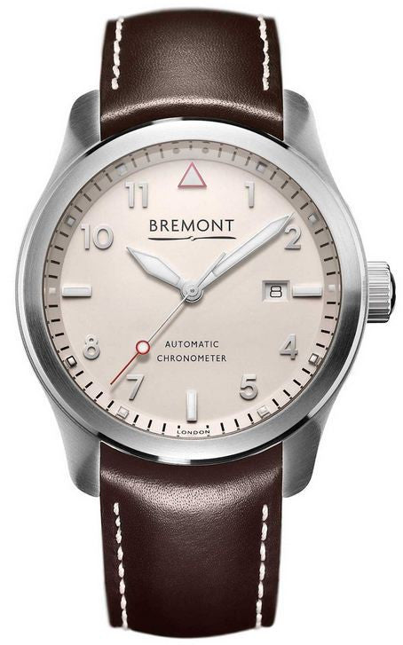 Bremont Watch Solo 43 White Si - Silver