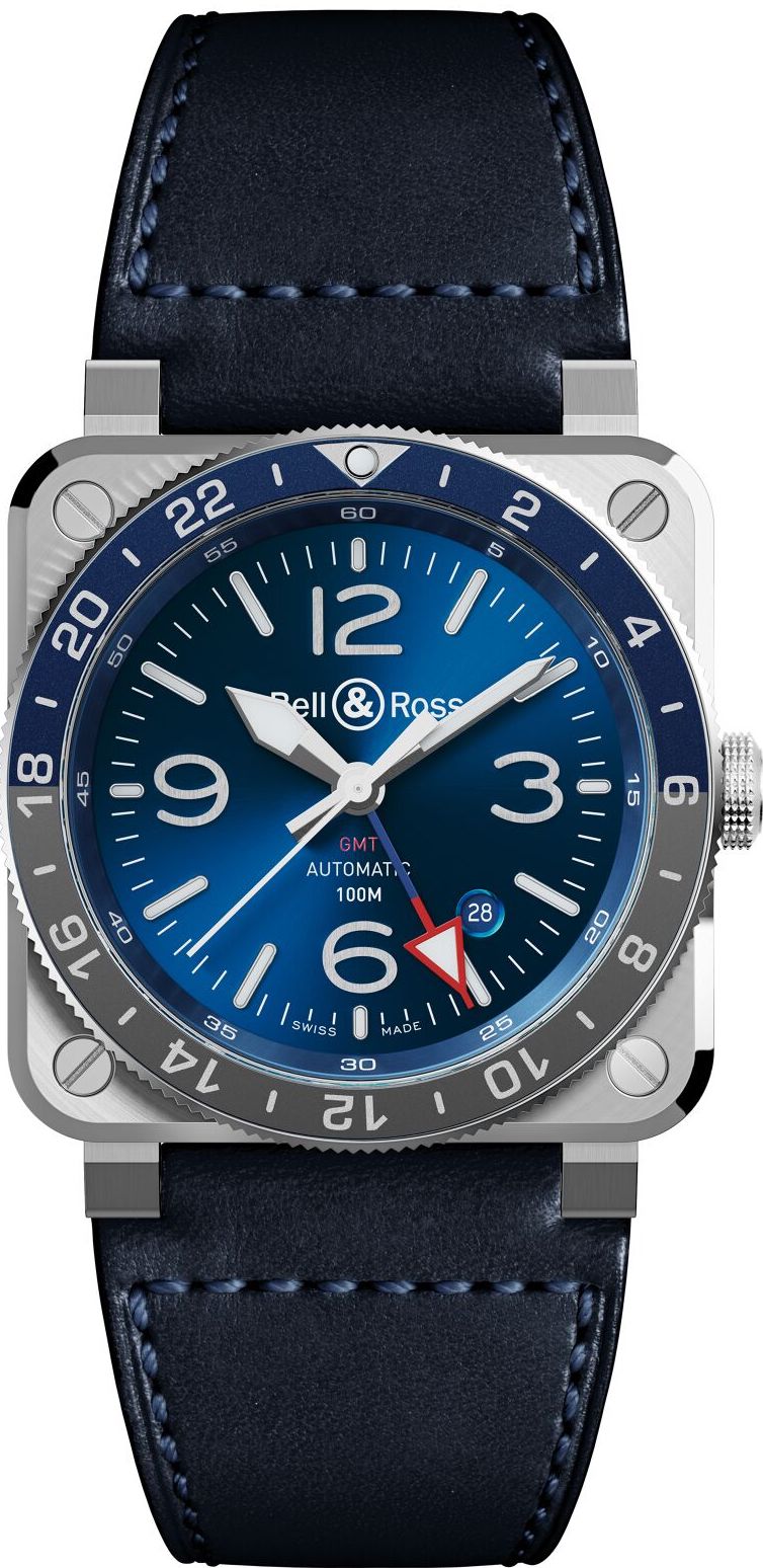 Bell & Ross Watch BR 03 93 GMT Blue