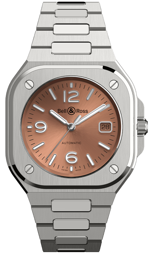 Bell & Ross Watch BR 05 Auto Copper Brown Bracelet