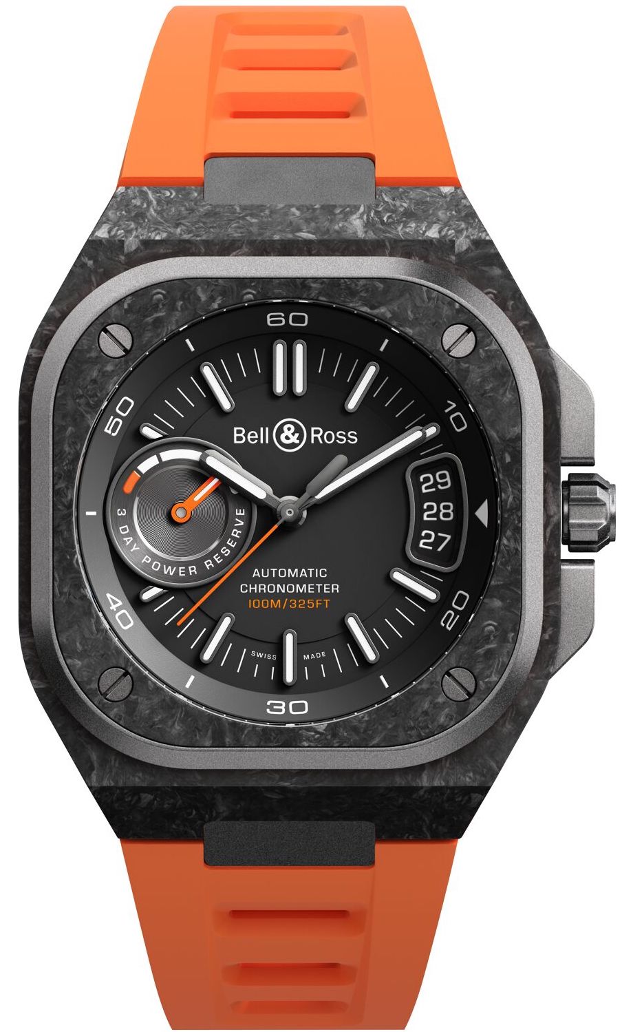 Bell & Ross Watch BR X5 Auto IRM Black Titanium Carbon Fibre Limited Edition