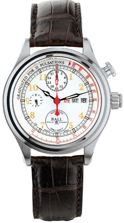 Ball Watch Company Trainmaster Doctors Chronograph Limited Edition - White