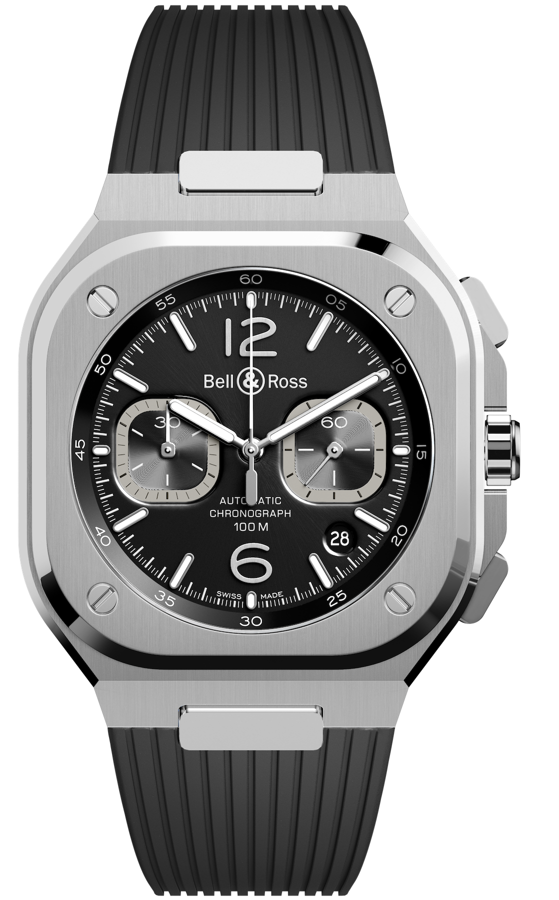 Bell & Ross Watch BR 05 Chrono Black Steel D