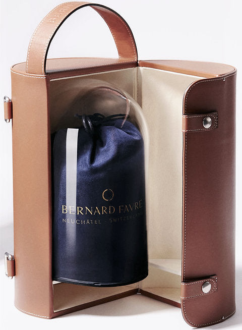 Bernard Favre Travel Case Planet Leather - Black