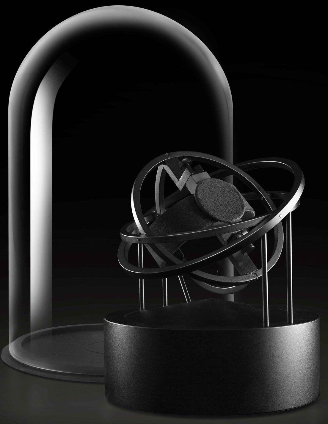 Bernard Favre Watch Winder Planet Double Axis Black Base - Black