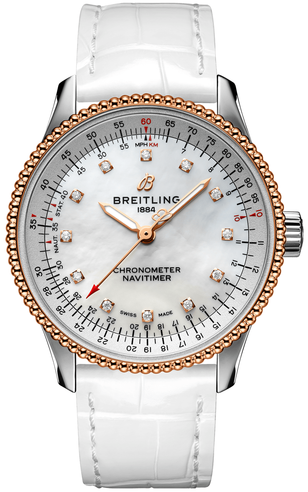 Breitling Watch Navitimer Automatic 35 Reg Gold Ladies