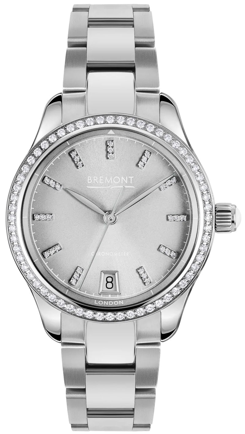 Bremont Watch Lady K Frost Bracelet - Grey