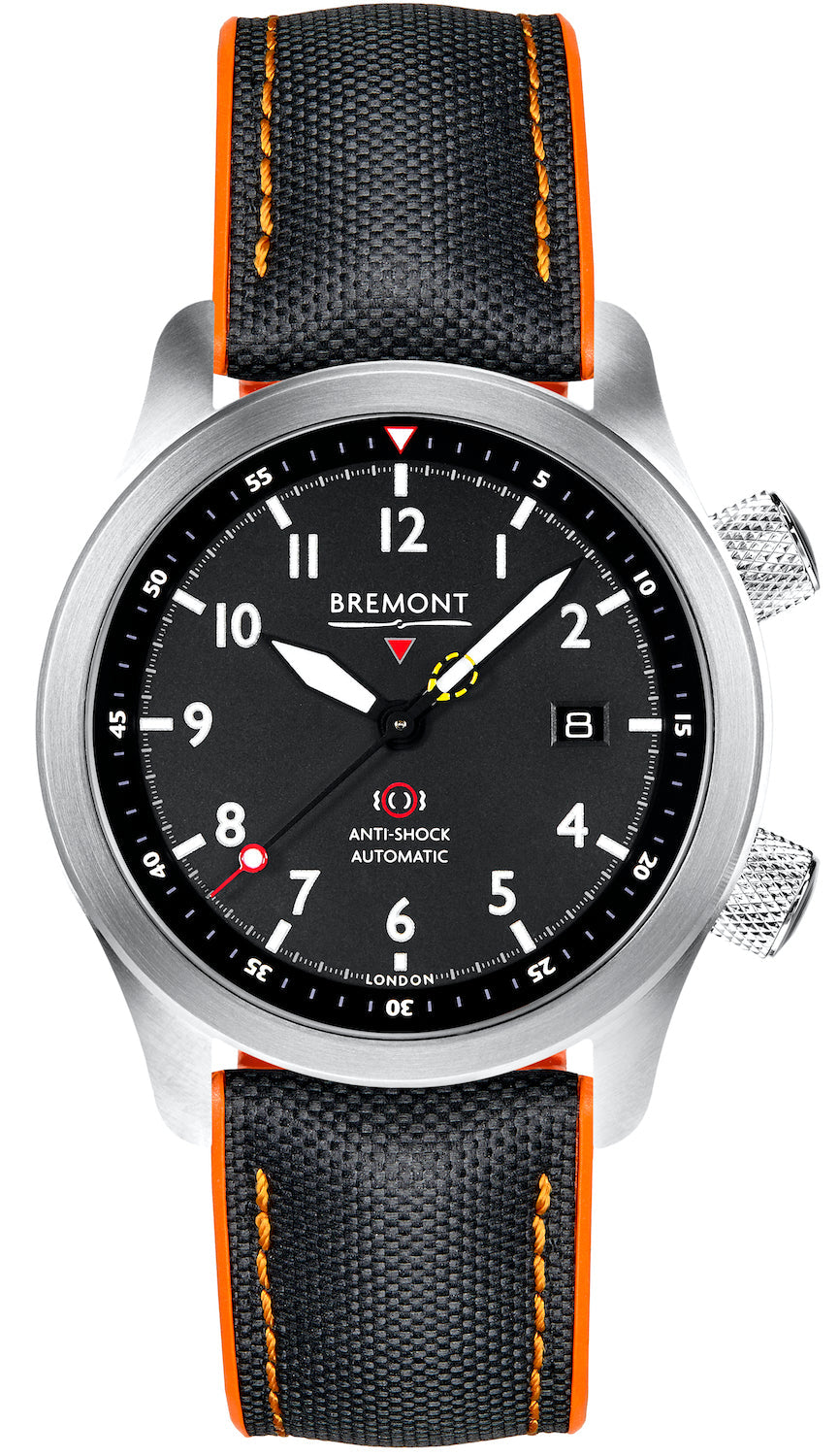Bremont Watch MBII Black Orange Barrel - Black
