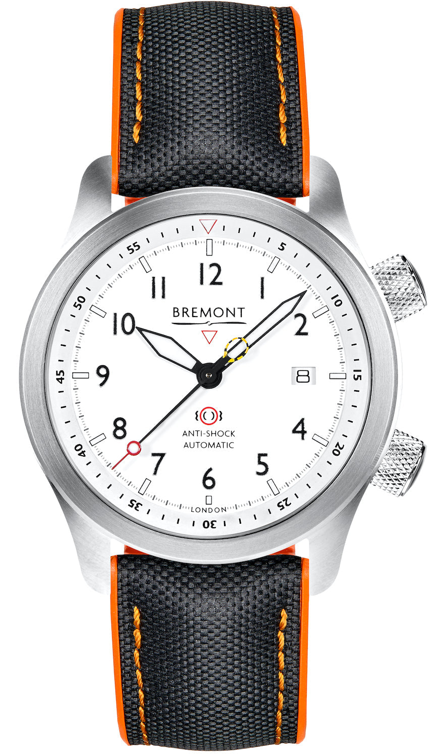 Bremont Watch MBII White Orange Barrel - White