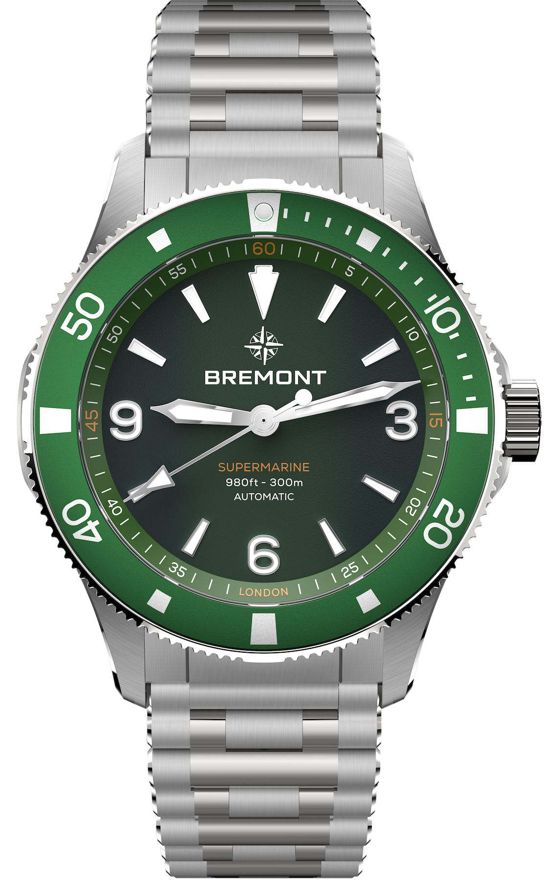 Bremont Watch Supermarine 300M Green Bracelet