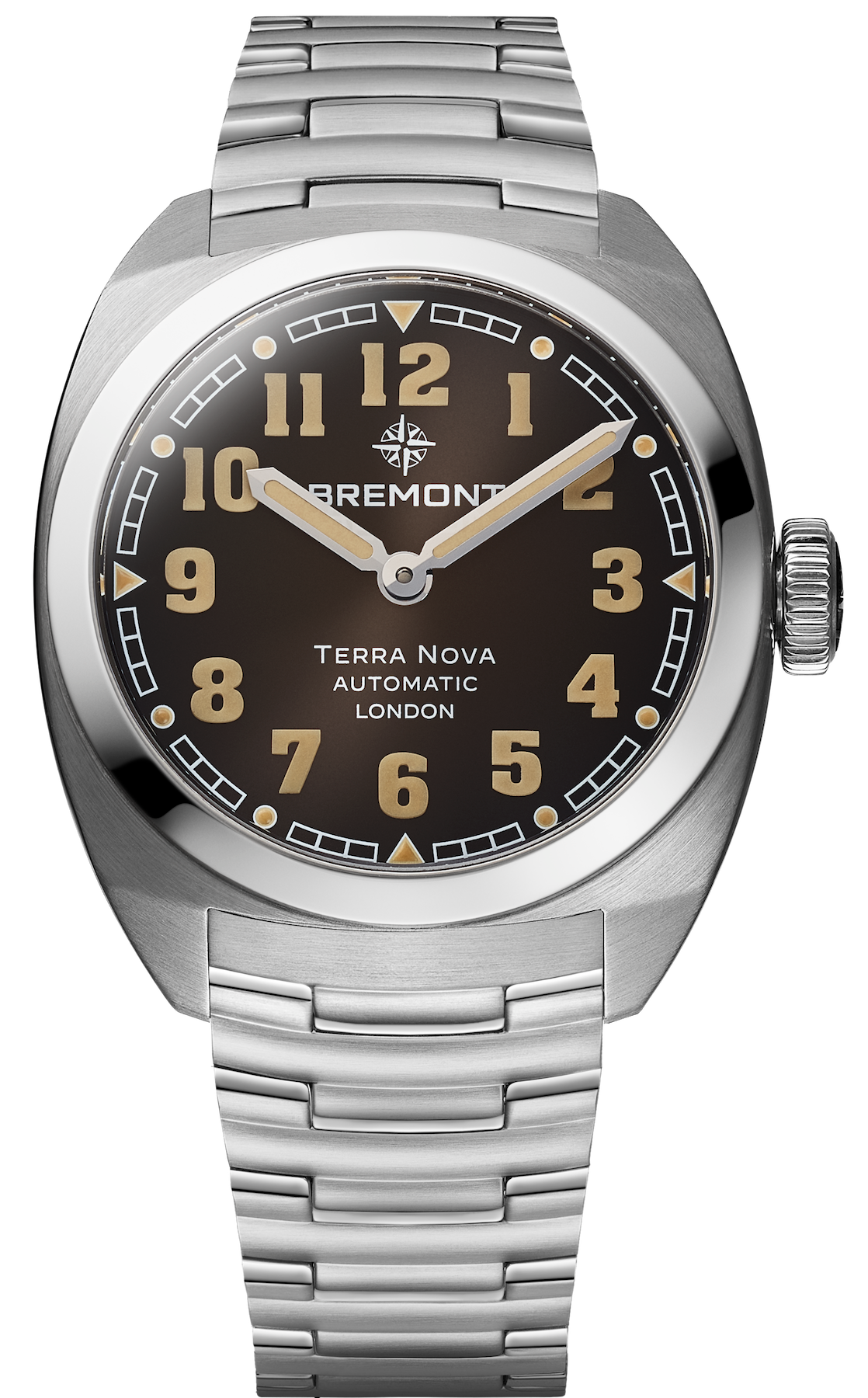 Bremont Watch Terra Nova 38 Black Bracelet
