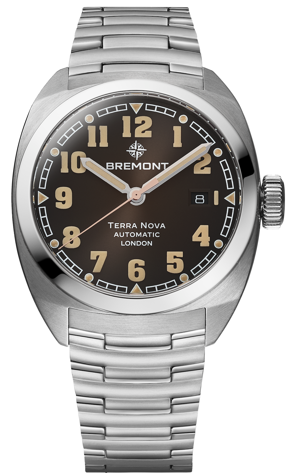 Bremont Watch Terra Nova 40.5 Date Black Bracelet