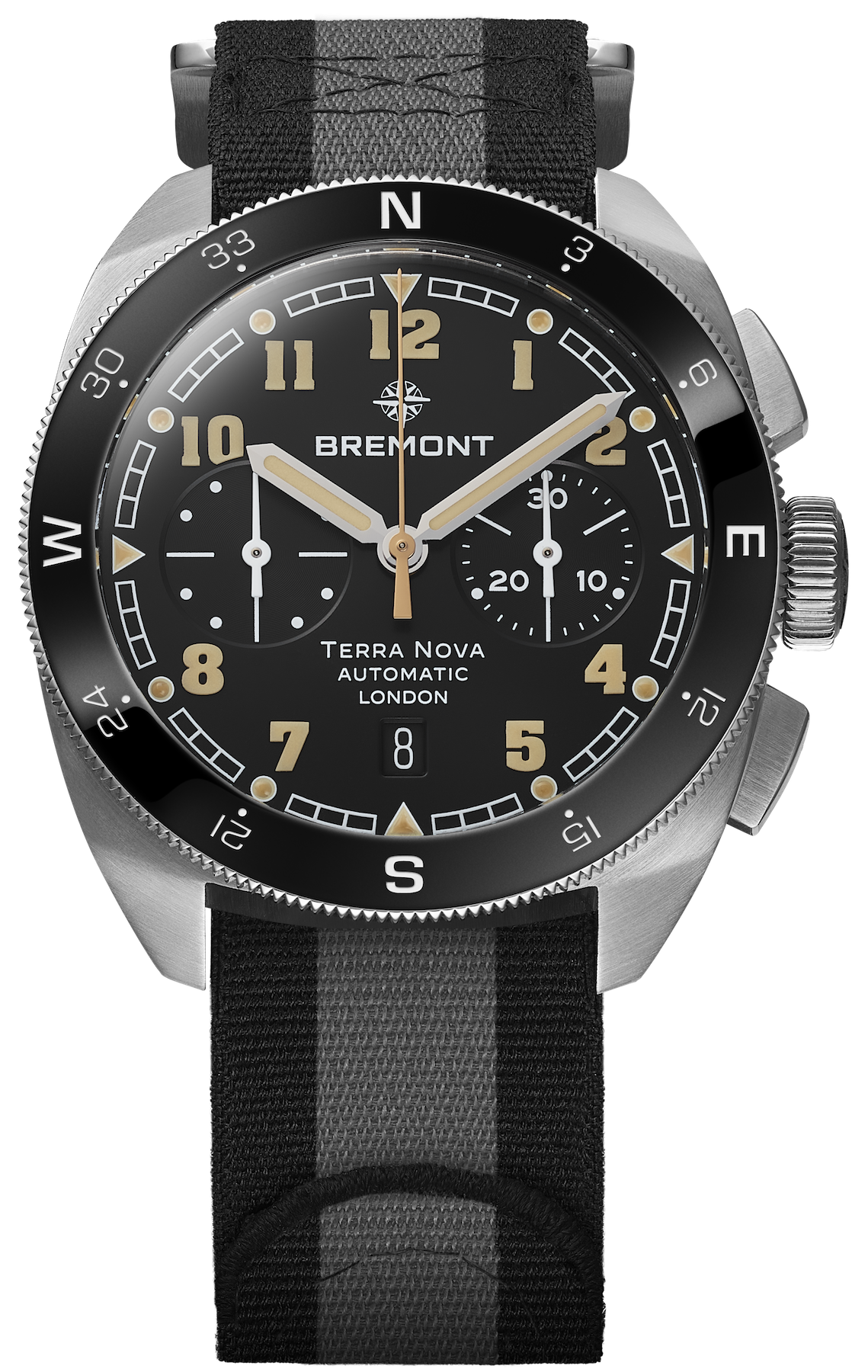 Bremont Watch Terra Nova 42.5 Steel Chronograph Nato