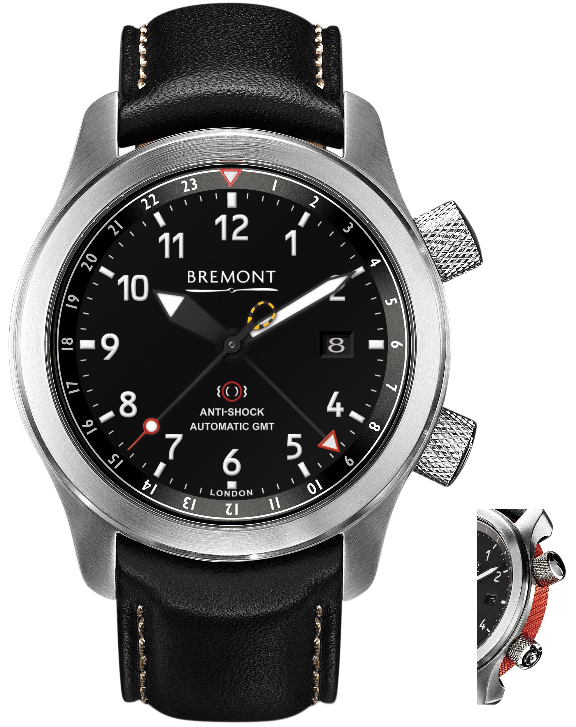 Bremont Watch Martin Baker MBIII GMT Orange